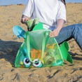 thumbnail image 4 of Fish Shape Mesh Beach Bag, 18.31X15.75" Large Capacity Beach Bag, Breathable Mesh Beach Tote, Portable Mesh Pool Bag, Mesh Storage Bag, Sand Organizer Handbag for Beach Swimming Pool Outdoor Travel, 4 of 5