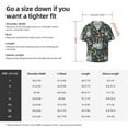 thumbnail image 7 of Xecao offers the Cute Sloth for Men's Casual Short-sleeved Shirt, a button-up collared shirt with a pocket, perfect for beach vacations and yacht travel in the Large size., 7 of 7