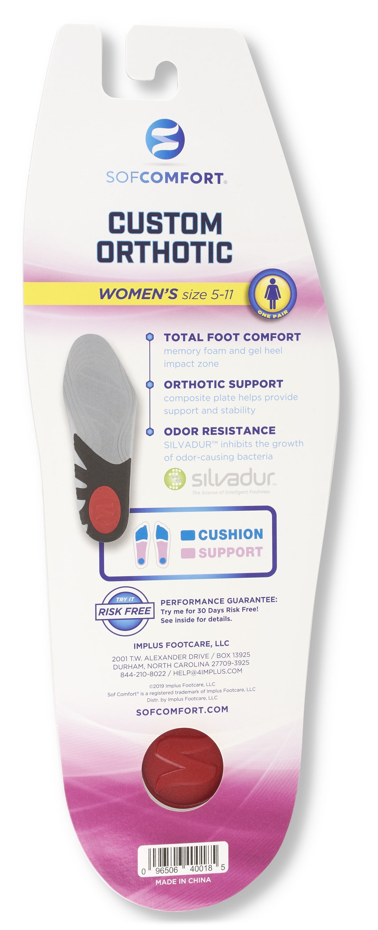 SOFCOMFORT Orthotic Insole One Size 