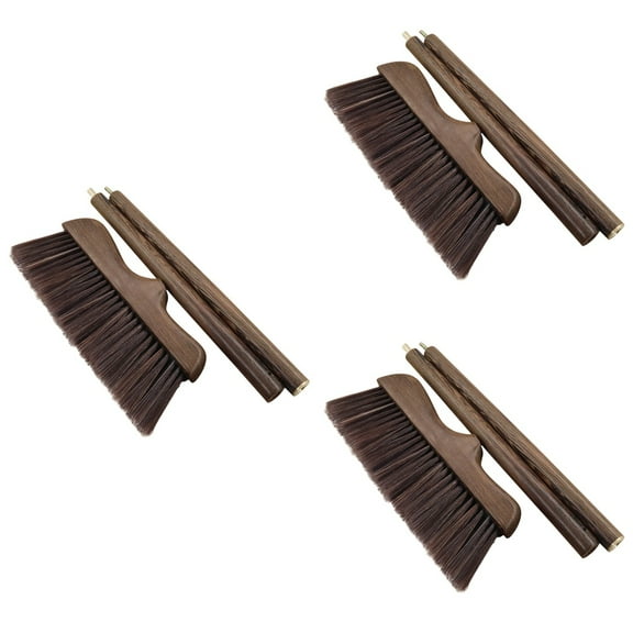 3 PCS Cleaners Collapsible Broom Practical Brush Premium Material Office