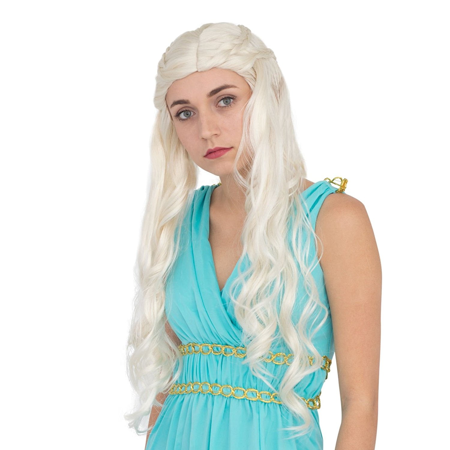 Adult Deluxe GOT Blonde Women's Cosplay Costume Accessory Wig