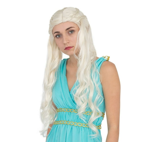Adult Deluxe GOT Blonde Women's Cosplay Costume Accessory Wig
