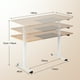 thumbnail image 3 of Costway Escritorio Elevable de Pie Altura Ajustable Eléctrico Mesa de Ordenador Ergonómico Orificio Cables 140 x 70 x 72-116 cm, 3 of 10
