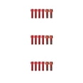 thumbnail image 3 of ZLight Lot de 6 Vis de Potence de Vélo de Montagne en Acier Inoxydable Rehausseur de Guidon Hexagonal Accessoires de Réparation Rouge M5x4+M6x2 3Ensemble, 3 of 6