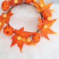 thumbnail image 5 of Conjunto de 2 coronas de Halloween Corona de Navidad Acción de Gracias Otoño Harve Sailing Electrónica, 5 of 5