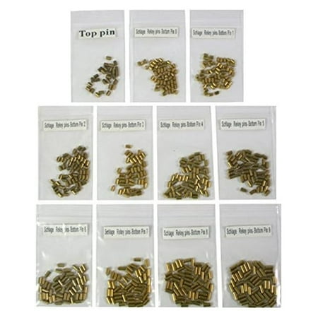 

SC1 / SC4 Compatible Keyway Re-key Kit Bottom Pins #0 to #9 with 100 of each pin SC Rekeying Set Refill