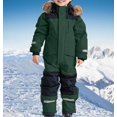 thumbnail image 2 of Veste de Ski pour Enfants Filles Enfants Filles Garçons Combinaisons Colorées une-Pièce Combinaisons de Ski Vestes Combinaisons d'Hiver, 2 of 9