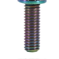 thumbnail image 2 of Titanium Bicycle Stem Bolts M5 x 18mm with Spacer, Pack of 6 (Rainbow), 2 of 4