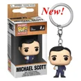 thumbnail image 4 of FUNKO POP The Office Keychain Toy PAM BEESLY DWIGHT SCHRUTE Darryl Kevin Michael Vinyl Figure Pocket Pop Keychain Pendants Toys, 4 of 5