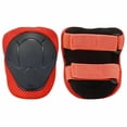 thumbnail image 4 of Cabina Home Kids Sport Knee Pads and Elbow Pads with Wrist Guards Protective Gear Set for Skating Rollerblading Skateboard BMX Scooter Cycling, Red, 4 of 6