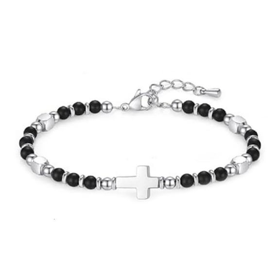 WINDLAND Stone Bracelet Natural Stone Bracelet Religious Beaded Bracelet Wrist Jewelry Party Accessory Suitable for Daily Outfits