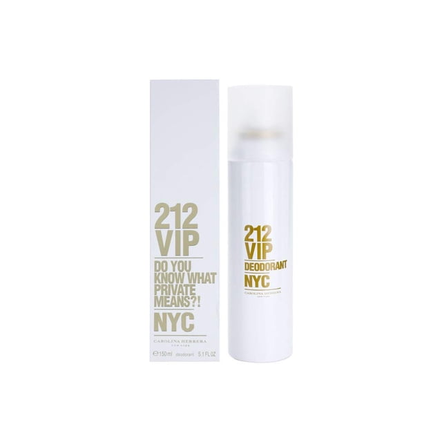 Desodorante en aerosol Carolina Herrera 212 VIP 150 ml para mujer