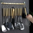 thumbnail image 4 of ReaNea Gold Handle Kitchen Utensils Set 38-Pieces, Stainless Steel Cooking Utensils Set, Kitchen Gadgets Cookwarewith Hooks For Hanging Kitchen Tool Set, 4 of 7