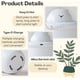 thumbnail image 2 of Portable Mini Ultrasonic Bear Humidifier for Bedroom Baby Car Desk. Cute Cool Mist Small Air Humidifier with USB for Home Office Travel Nursery Pet Pl, 2 of 5