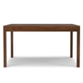 thumbnail image 3 of Simpli Home Wilson 54 inch x 54 inch Square Transitional Dining Table in Walnut Veneer, 3 of 11