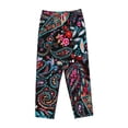 thumbnail image 6 of Fotbe Paisley Women's Pajama Pants,Sleepwear Pants,Pj Bottoms Drawstring And Pockets-Large, 6 of 7