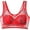 Red, variant on Floral Bra for Seniors Ice Silk Lace Cooling Comfort Bra No Underwire Older Women Push Up Everyday Bras
