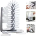 thumbnail image 6 of Cup Scrubber Glass Cleaner Lazy Bottles Brush Sink Kitchen Accessories 2 in 1 Drink Mug Wine Suction Cup Cleaning Brush Gadgets (white), 6 of 7