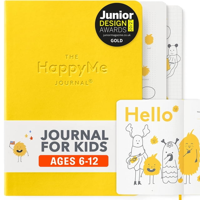 Diario de gratitud El diario HappyMe para niños de 6 a 12 años