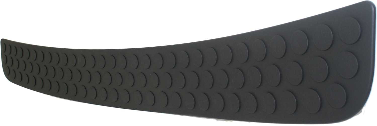 Bumper Step Pad Compatible With 2006-2009 Chevrolet Trailblazer 2005-2009 GMC Envoy Center Textured Black
