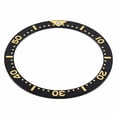 thumbnail image 2 of BEZEL INSERT FOR SEIKO 7002 6309 SKX007K2 7S26-0020 DIVER AUTOMATIC BLACK G/FONT, 2 of 2