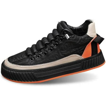 

Men s Casual Sports Breathable Shoes Non-Slip Round Toe Walking Shoes Slip On Lightweight Fashion Sneakers