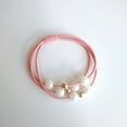thumbnail image 1 of Bandas elásticas para el cabello con perlas falsas, accesorios para el cabello para niñas, color rosa, 1 of 1