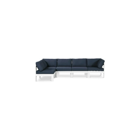 Meridian Furniture Nizuc Navy Outdoor Patio Modular Sectional