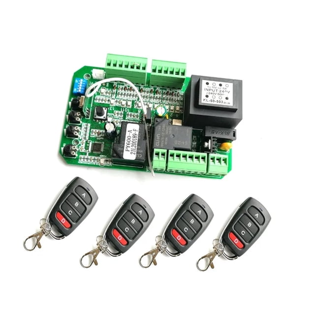 Universal Version Sliding Gate Motor Opener Motherboard Card Replaced Circuit Board 433.92Mhz Rolling Code Remote ,Easy to Install