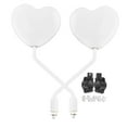 thumbnail image 2 of 2 Pieces Rearview Mirrors Side Mirrors Motorbike Mirrors with Heart Shaped Design for Universal Motorcycles Scooters, 2 of 9