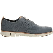 Cole Haan Mens Zerogrand Stitchlite Wingtip Oxford 7 Ironstone/Ivory