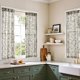 thumbnail image 2 of Cortinas para Ventana Jinchan Floral 45x115 cm Lino 2 Paneles Gris, 2 of 9