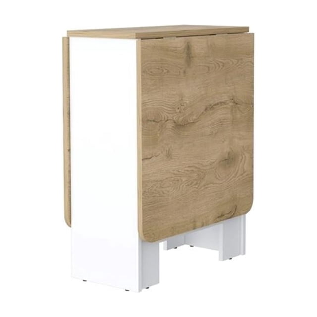 FM FURNITURE Kailua Table à Manger Pliante Bois d'Ingénierie Multicolore