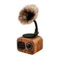 thumbnail image 2 of Haut-parleur Bluetooth Rétro Portable Mini Gramophone Sans Fil avec Emplacement TF Portable GK99, Facile à Installer, 2 of 2