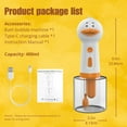 thumbnail image 6 of WAAYEE Electric Dog Cleaning Foam Machine – Automatic Dog Soap Dispenser for Bathing, IPX7 Waterproof Dog Bath Supplies Suitable for Dogs, White, 6 of 10