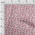 thumbnail image 2 of oneOone Cotton Flex Light Pink Fabric Abstract Floral Craft Projects Decor Fabric Printed by The Yard 40 Inch Wide, 2 of 5