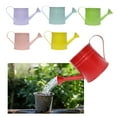 thumbnail image 2 of Vintage Iron Watering Can Planter Decorative Metal Flower Pots for Home Garden, 2 of 20
