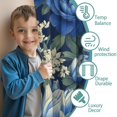 thumbnail image 3 of Blackout Kids Curtains,Pioneer Flower Floral Print Pattern Childrens Insulated Curtains Set Of 2,Bedroom Essentials,Toddler Room Decor 42"x54", 3 of 5