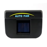 As Seen on TV - Auto Fan Solar Powered Air Ventilation Pet/Tobacco Odors Eliminate - Black Plastic