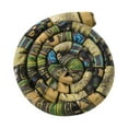 thumbnail image 1 of CSChome Corde à Cheveux en Spirale Style Ethnique Rétro Imprimé Dreadlocks Attache Cheveux Fil de Fer Flexible Fait Main Support de Queue de Cheval Accessoires pour Cheveux, 1 of 7