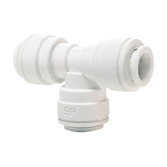 Ideal H2O JG Quick Connect Fitting - Tee - 1/2 in - White (10/Bag)
