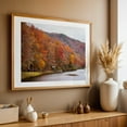 thumbnail image 5 of Sherando Lake - Virginia Photography Autumn Scenic Nature Landscape Forest Mountain Rustic Unframed Wall Art Print 40 x 60 inches, 5 of 7