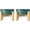 Green, variant on Ceramic Elevated Dog Bowls 2 Pack - 8.3inch Raised Dog Bowls with Non-Slip Wooden Stand for Large Dogs Dishwasher Safe(White,60OZ*2)