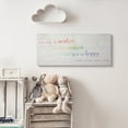 thumbnail image 2 of Stupell Industries You're My Sunshine Rainbow Ombre Script,13 x 30,Designed by Daphne Polselli, 2 of 6