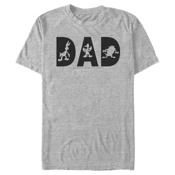 Men's Looney Tunes Father's Day Dad Tunes  Graphic Tee Athletic Heather Large