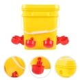 thumbnail image 1 of unbranded 1Jgo Alimentador Plástico Reutilizable Amarillo Para Pollos Y Con Estructura Estable Y Resistente, 1 of 5