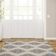 thumbnail image 2 of Linon Outdoor Washable Area Rug Collection, Ivory and Brown, 3' x 5', 2 of 8