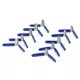 thumbnail image 4 of Eigraketly 10 piezas de cuña de bloqueo, accesorios para el hogar, almohadilla de acero práctica, suministros de cerrajería, accesorios de desbloqueo de Artesanía Eigraketly TO000488-00, 4 of 6
