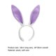 thumbnail image 3 of 10uds. Pascua Lindas Orejas de Conejito Cosplay Diademas Headwear para Mujeres Niñas (+) Blanco Púrpura, 3 of 3
