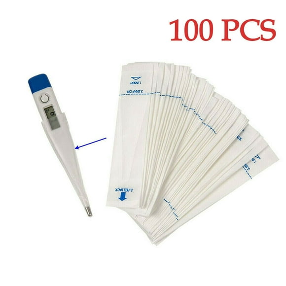 100Pcs Disposable Thermometer Cover Digital Thermometer Probe Covers Prevent